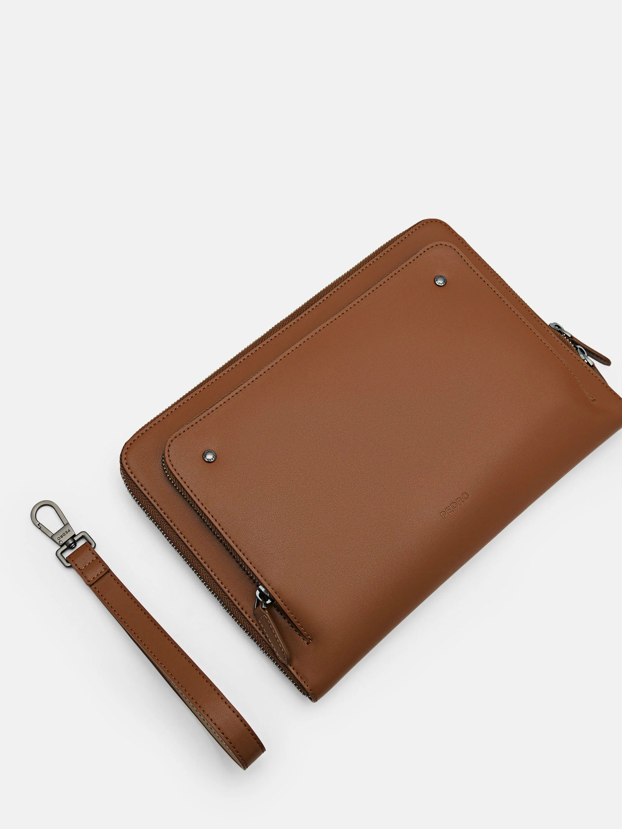 Leather Clutch Bag - Image 4