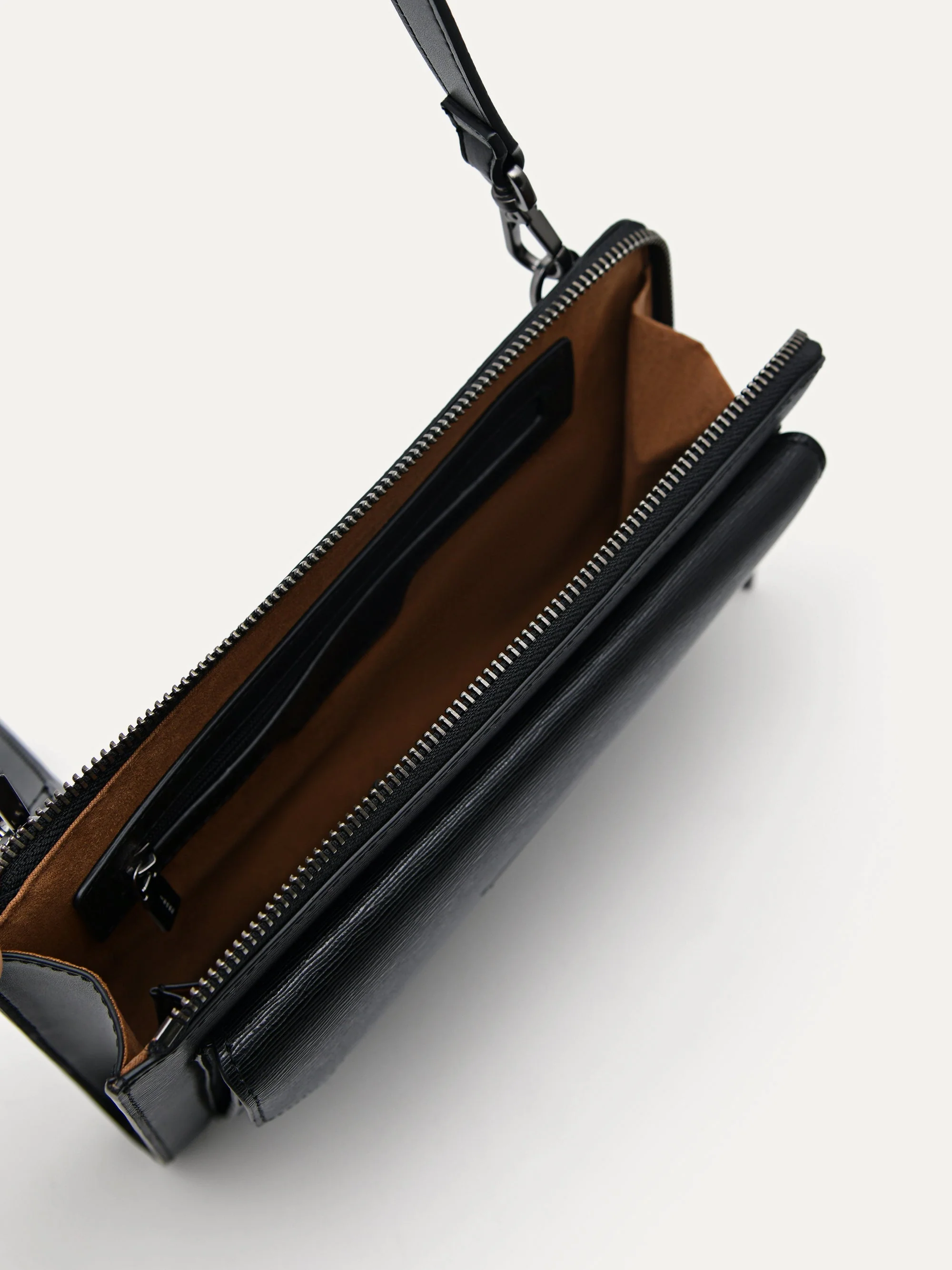 Small Leather Clutch Bag - Image 12