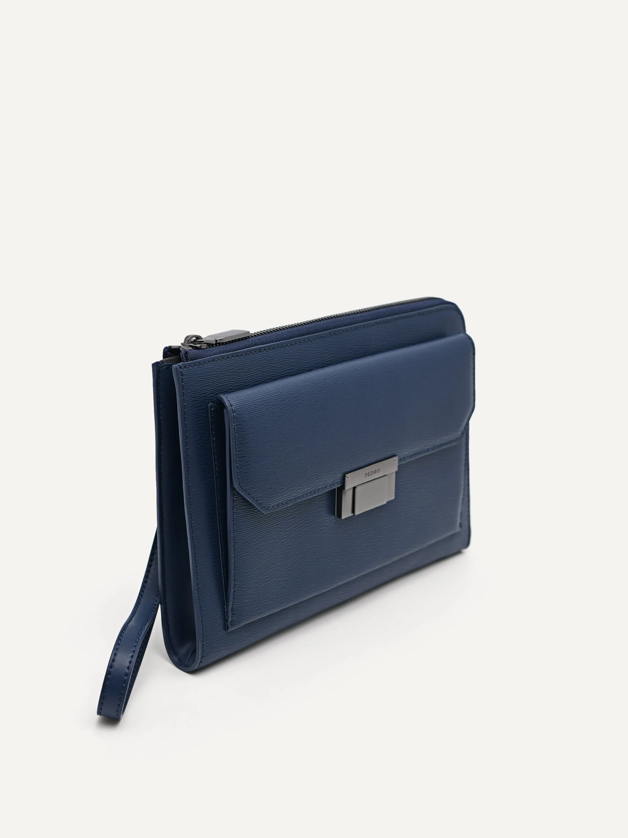Small Leather Clutch Bag - Image 3