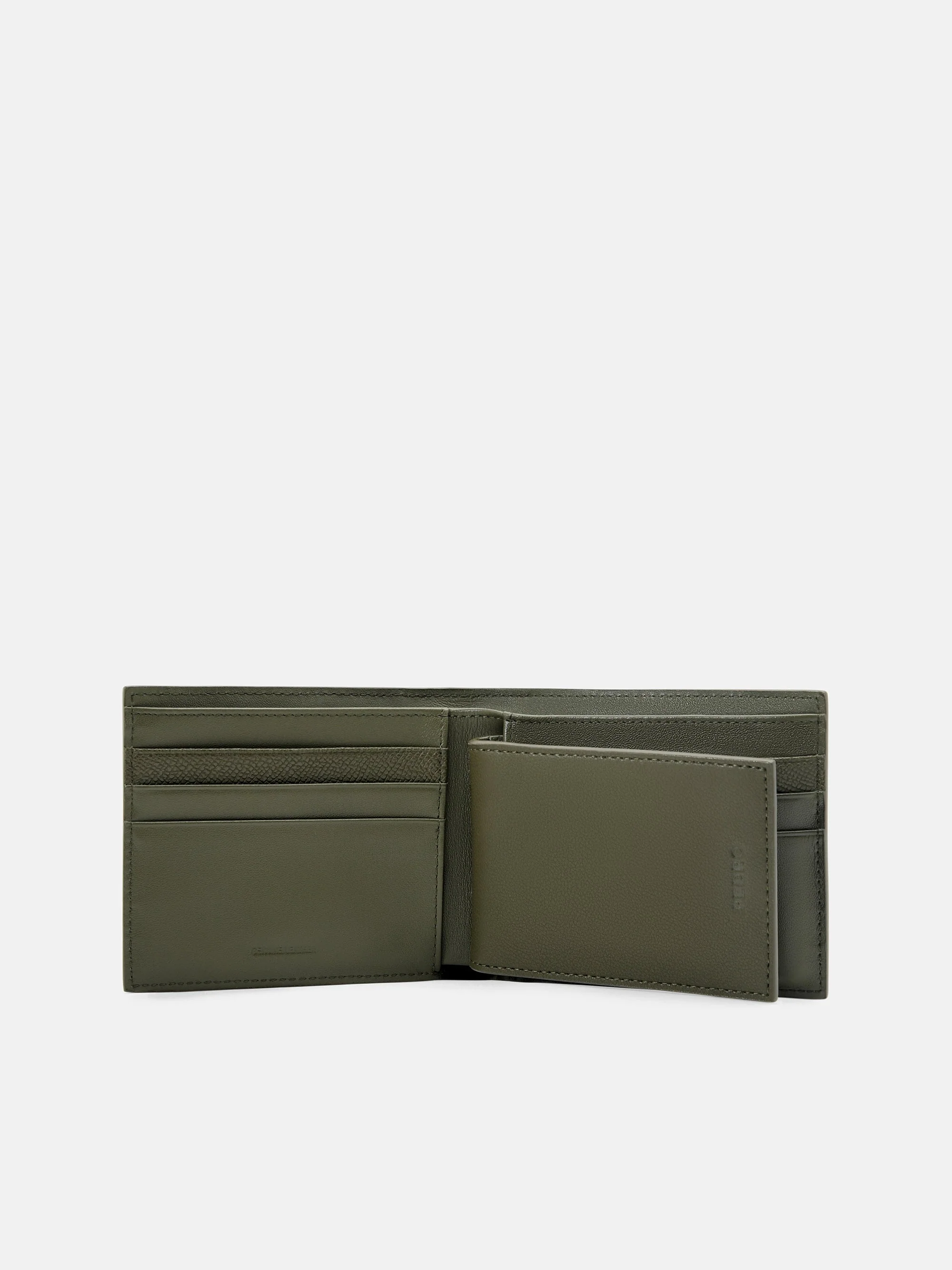 Leather Bi-Fold Wallet with Insert - Image 3