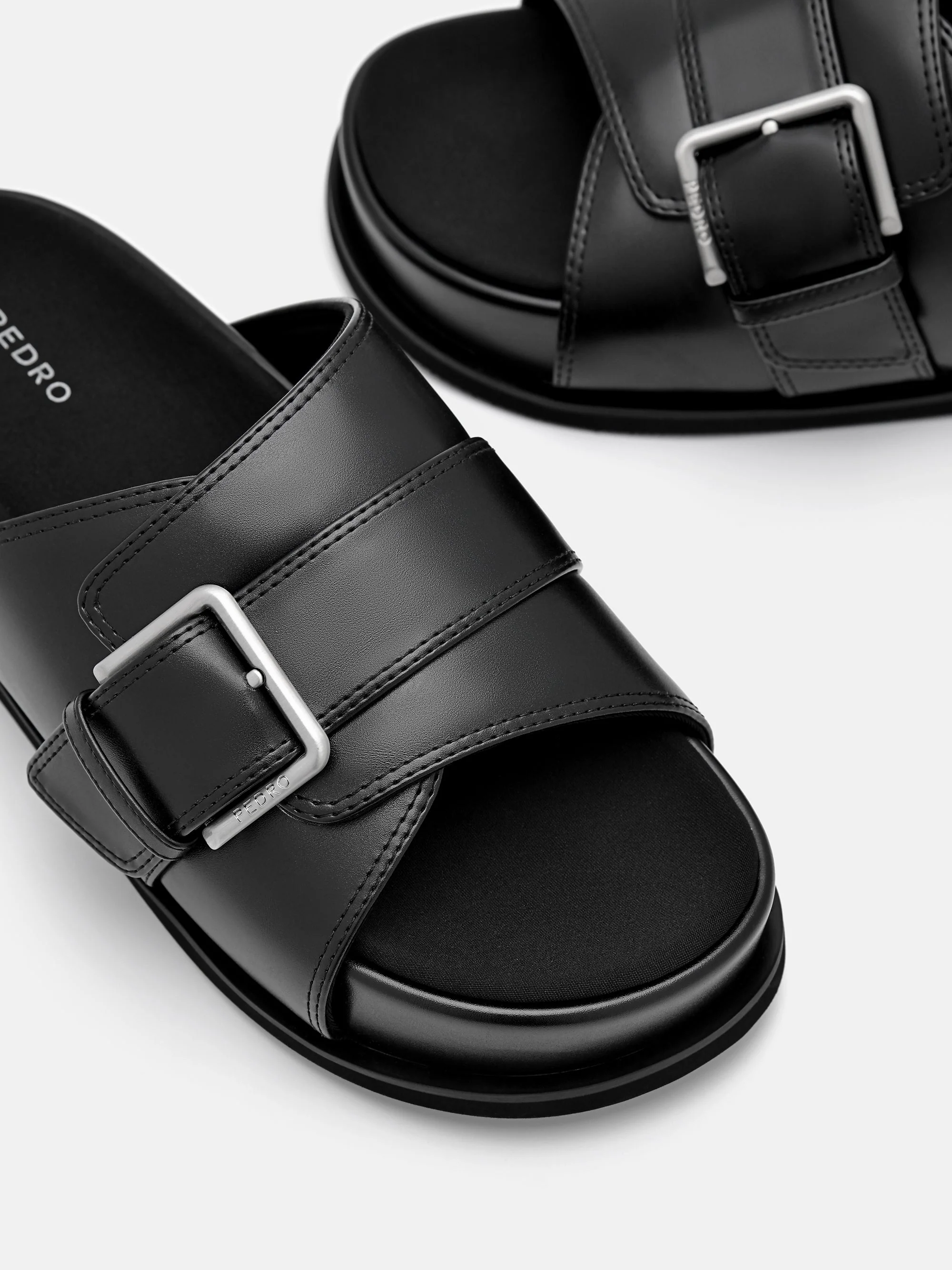 Buckle Slip-On Sandals - Image 10