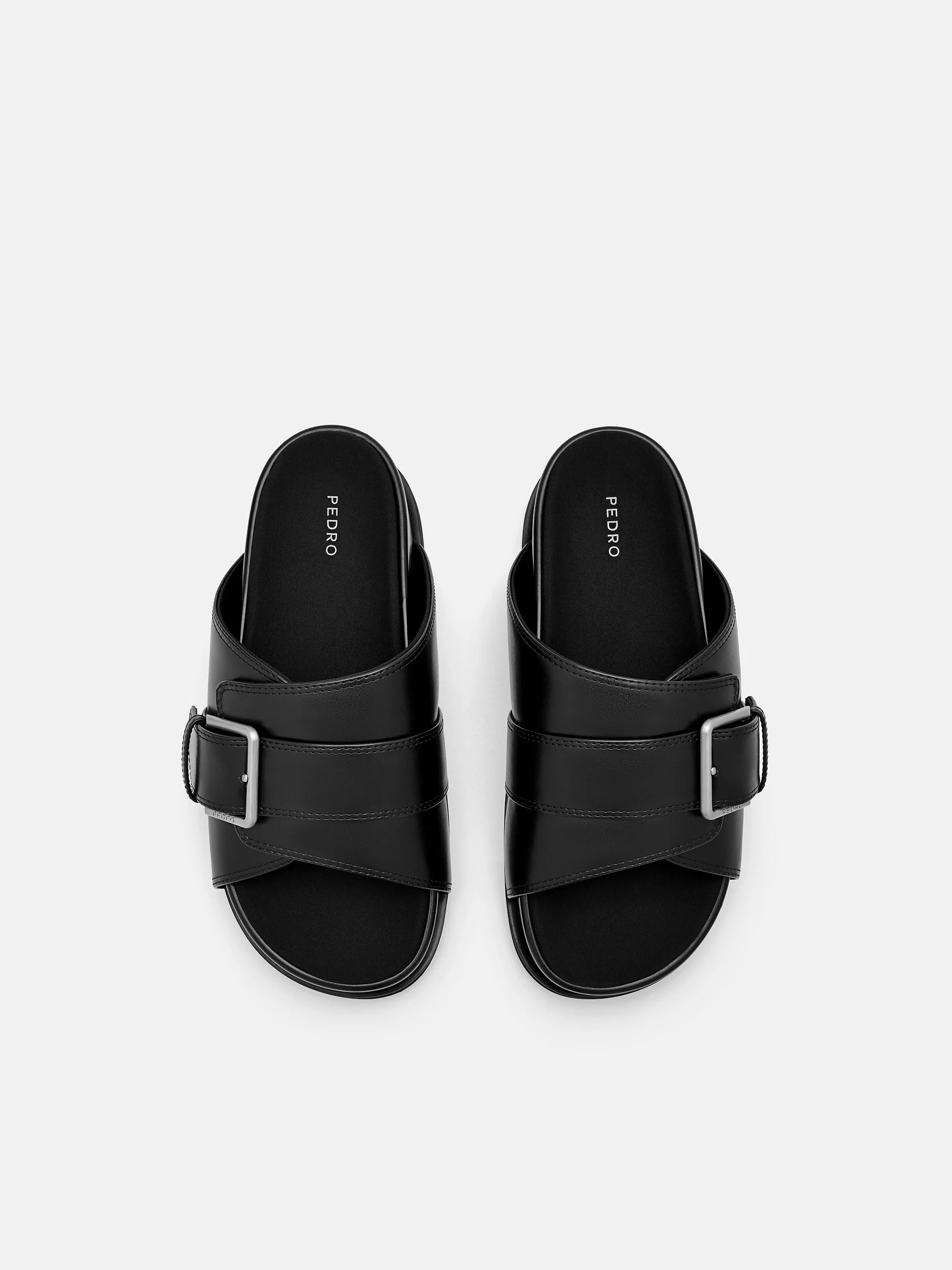 Buckle Slip-On Sandals - Image 9