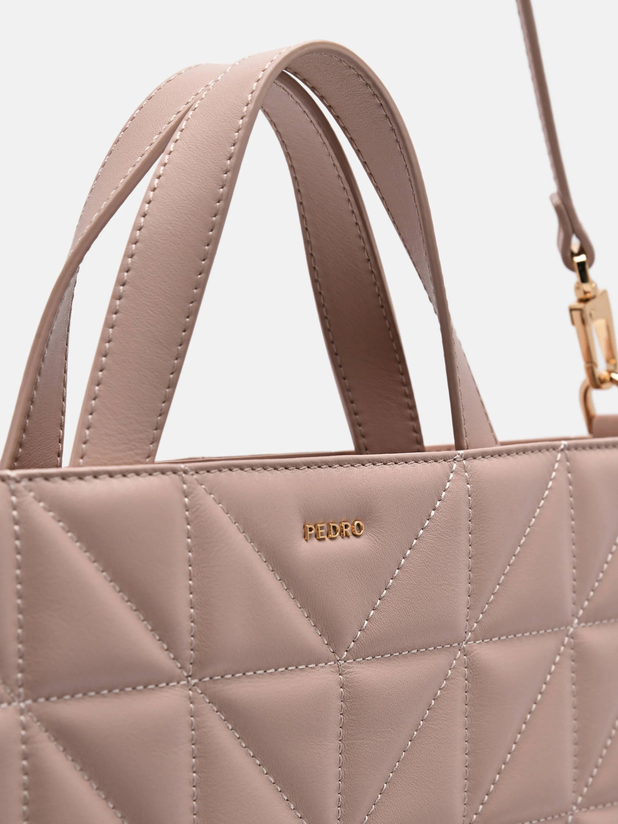 PEDRO Studio Kayla Leather Tote Bag in Pixel - Image 5